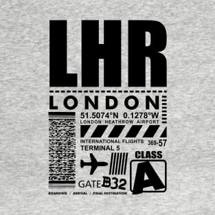 LHR London Heathrow Airport T-Shirt